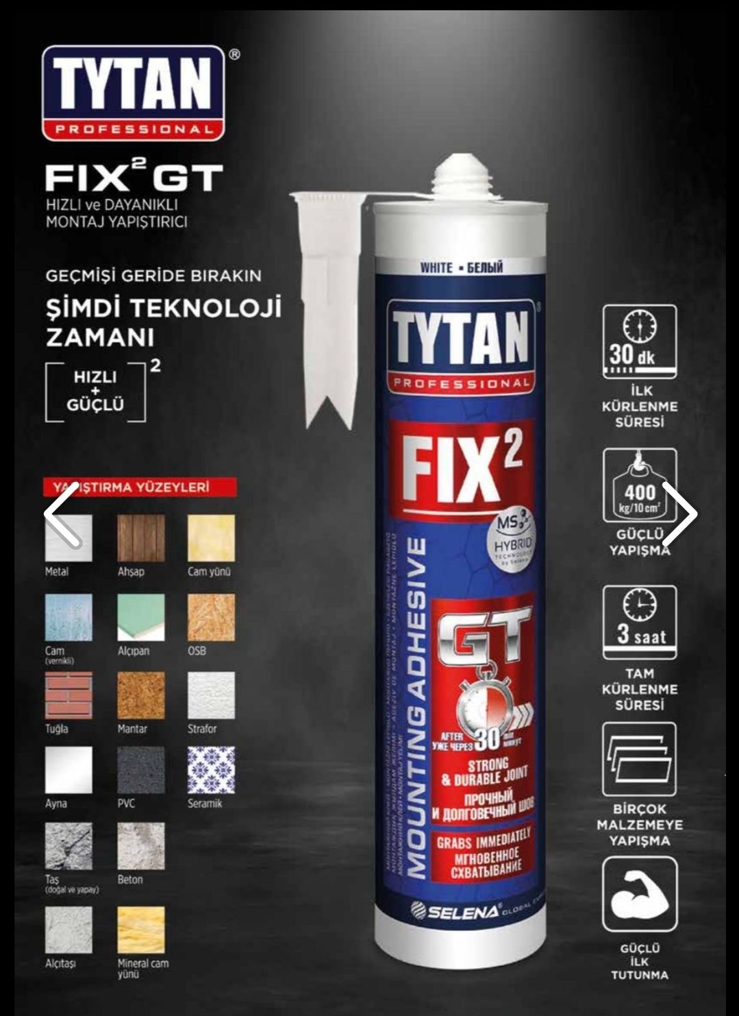 Tytan fix2 GT güçlü yapıştırıcı